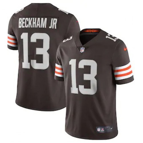 Cleveland Cleveland Browns #13 Odell Beckham Jr. Men's Brown 2020 Vapor Limited Jersey Men's cheap jerseys for sale - CheapJerseys.Shop