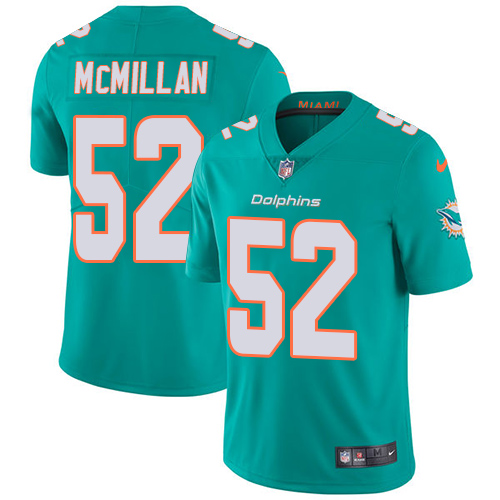 Miami Dolphins #52 Raekwon McMillan Aqua Green Team Color Youth Stitched Vapor Untouchable Limited Jersey Youth cheap jerseys for sale - CheapJerseys.Shop