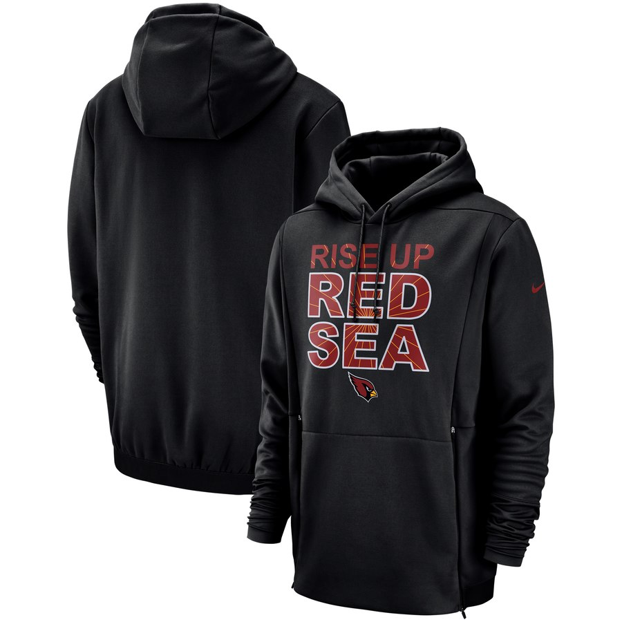 Arizona Cardinals Sideline Local Lockup Pullover Hoodie Black cheap jerseys for sale - CheapJerseys.Shop