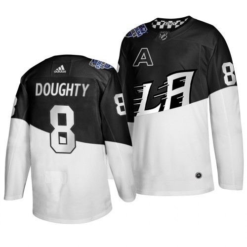 Los Angeles Los Angeles Kings #8 Drew Doughty Men's 2020 Stadium Series White Black Stitched Jersey Men's cheap jerseys for sale - CheapJerseys.Shop