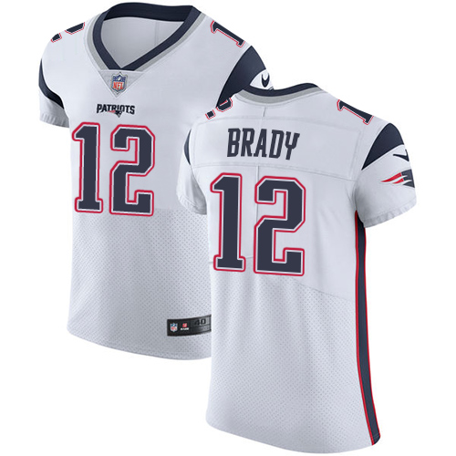 Patriots #12 Tom Brady White Men's Stitched Vapor Untouchable Elite Jersey cheap jerseys for sale - CheapJerseys.Shop