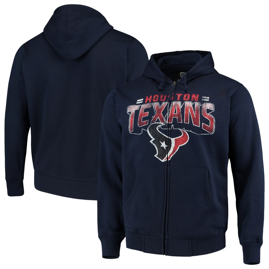 Houston Texans G-III Sports By Carl Banks Perfect Season Full-Zip Hoodie Navy cheap jerseys for sale - CheapJerseys.Shop