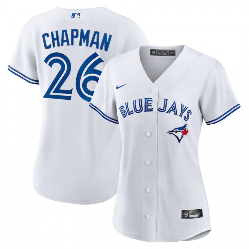 Toronto Toronto Blue Jays #26 Matt Chapman Women's Team Game Player Authentic White Jersey Womens cheap jerseys for sale - CheapJerseys.Shop