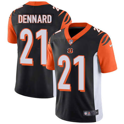 Cincinnati Bengals #21 Darqueze Dennard Black Team Color Men's Stitched Vapor Untouchable Limited Jersey Men's cheap jerseys for sale - CheapJerseys.Shop