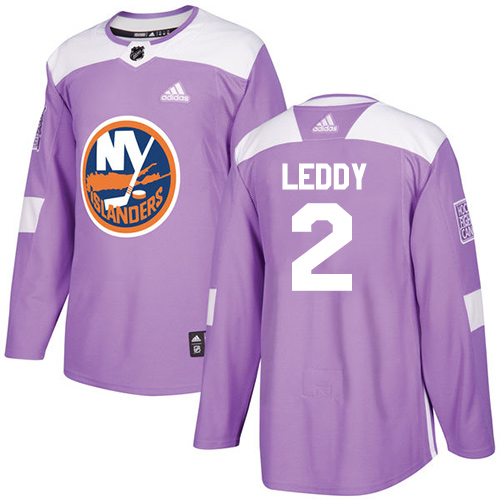 New York Islanders #2 Nick Leddy Purple Authentic Fights Cancer Stitched Jersey Men's cheap jerseys for sale - CheapJerseys.Shop