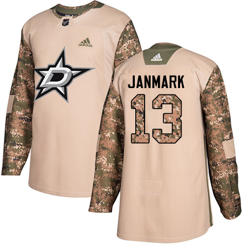 Dallas Stars #13 Mattias Janmark Camo Authentic 2017 Veterans Day Youth Stitched Jersey Youth cheap jerseys for sale - CheapJerseys.Shop