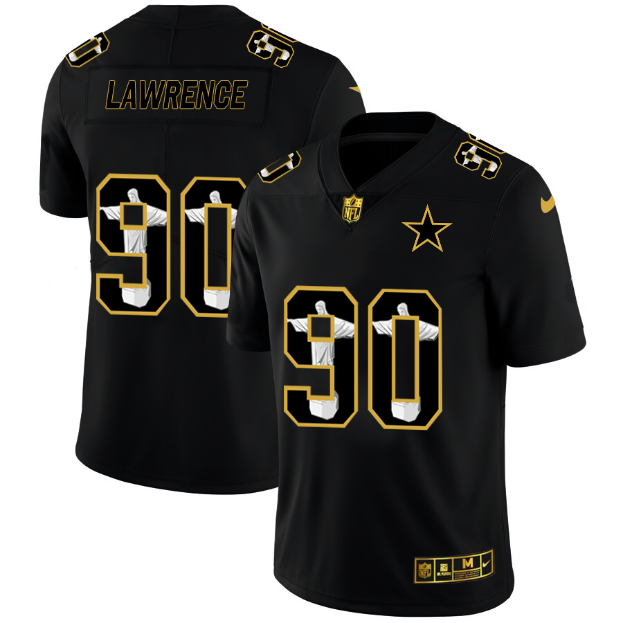 Dallas Cowboys #90 Demarcus Lawrence Carbon Black Vapor Cristo Redentor Limited Jersey cheap jerseys for sale - CheapJerseys.Shop