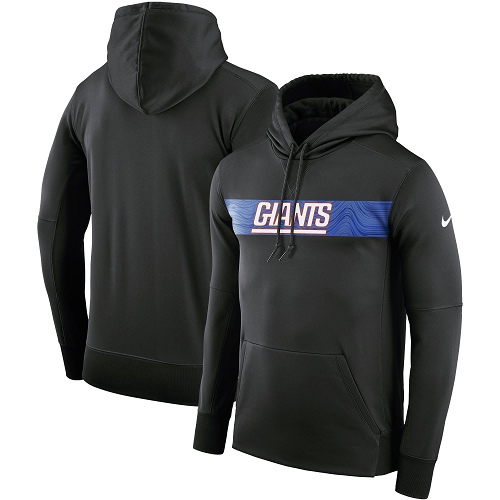 Men's New York Giants Charcoal Sideline Team Performance Pullover Hoodie cheap jerseys for sale - CheapJerseys.Shop