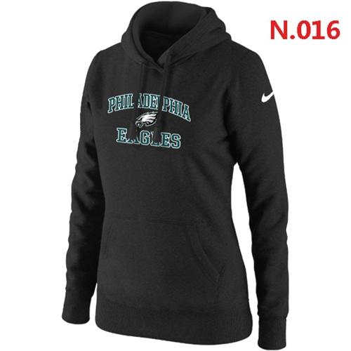 Women's Philadelphia Eagles Heart & Soul Pullover Hoodie Black cheap jerseys for sale - CheapJerseys.Shop