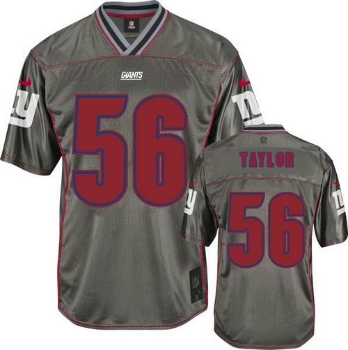 Giants #56 Lawrence Taylor Grey Men's Stitched Elite Vapor Jersey cheap jerseys for sale - CheapJerseys.Shop