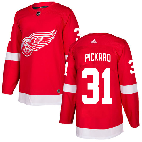Detroit Red Wings #31 Calvin Pickard Red Home Authentic Stitched Youth Jersey Youth cheap jerseys for sale - CheapJerseys.Shop