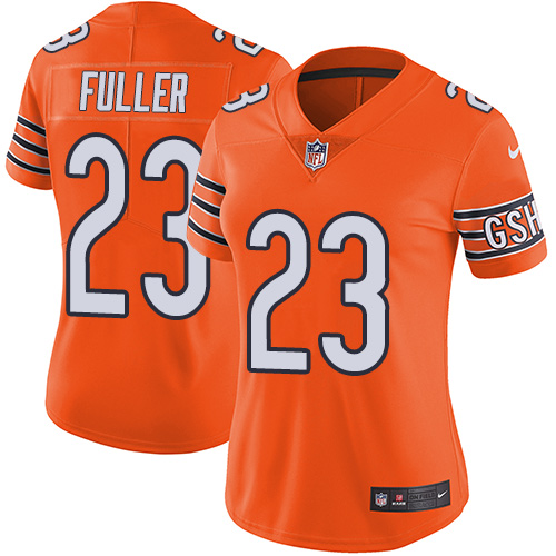 Chicago Bears #23 Kyle Fuller Orange Women's Stitched Limited Rush Jersey Womens cheap jerseys for sale - CheapJerseys.Shop