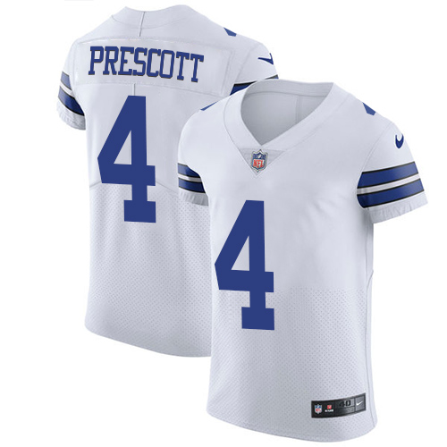 Cowboys #4 Dak Prescott White Men's Stitched Vapor Untouchable Elite Jersey cheap jerseys for sale - CheapJerseys.Shop