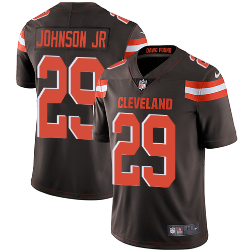 Cleveland Browns #29 Duke Johnson Jr Brown Team Color Men's Stitched Vapor Untouchable Limited Jersey Men's cheap jerseys for sale - CheapJerseys.Shop