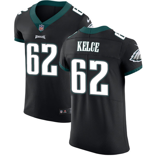 Eagles #62 Jason Kelce Black Alternate Men's Stitched Vapor Untouchable Elite Jersey cheap jerseys for sale - CheapJerseys.Shop