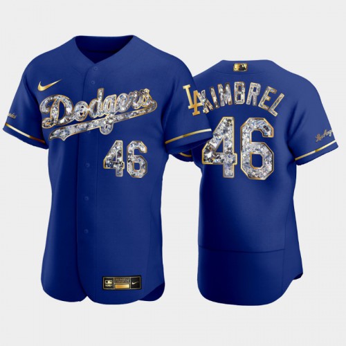 Los Angeles Los Angeles Dodgers #46 Craig Kimbrel Men's Diamond Edition Jersey - Royal Men's cheap jerseys for sale - CheapJerseys.Shop