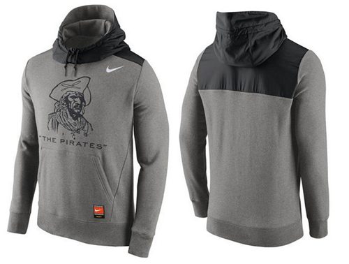Men's Pittsburgh Pirates Gray Cooperstown Collection Hybrid Pullover Hoodie cheap jerseys for sale - CheapJerseys.Shop