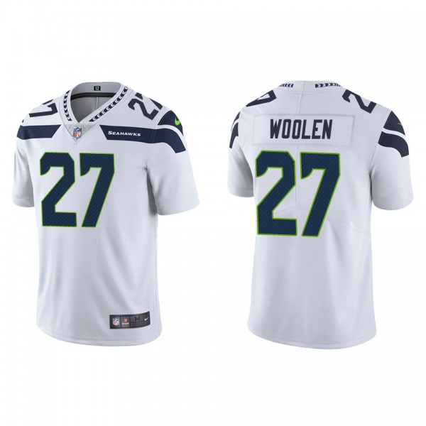 Men's Youth Women's Seattle Seahawks Tariq Woolen White Vapor Limited Jersey cheap jerseys for sale - CheapJerseys.Shop