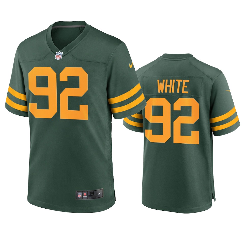 Green Bay Packers #92 Reggie White Men's Alternate Game Player Jersey - Green cheap jerseys for sale - CheapJerseys.Shop