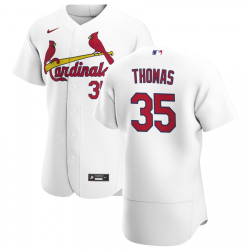 St. Louis St.Louis Cardinals #35 Lane Thomas Men's White Home 2020 Authentic Player Jersey Men's cheap jerseys for sale - CheapJerseys.Shop