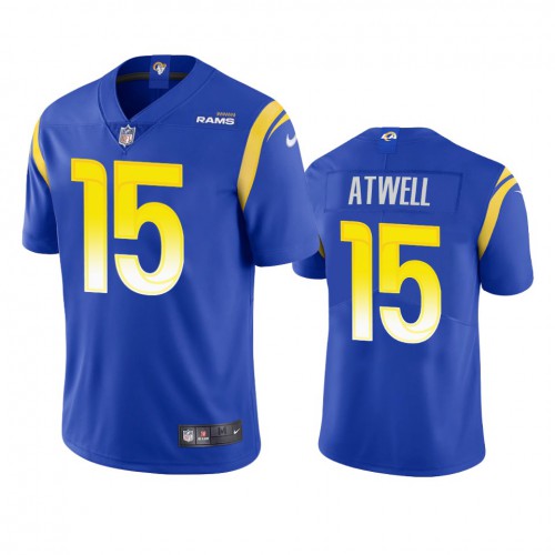Los Angeles Los Angeles Rams #15 Tutu Atwell Men's Vapor Limited Jersey - Royal Men's cheap jerseys for sale - CheapJerseys.Shop