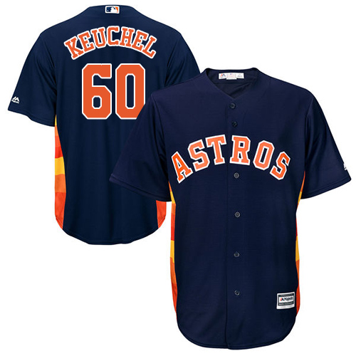 Houston Astros #60 Dallas Keuchel Navy Blue Cool Base Stitched Youth Jersey Youth cheap jerseys for sale - CheapJerseys.Shop