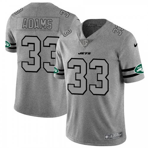 New York New York Jets #33 Jamal Adams Men's Gray Gridiron II Vapor Untouchable Limited Jersey Men's cheap jerseys for sale - CheapJerseys.Shop