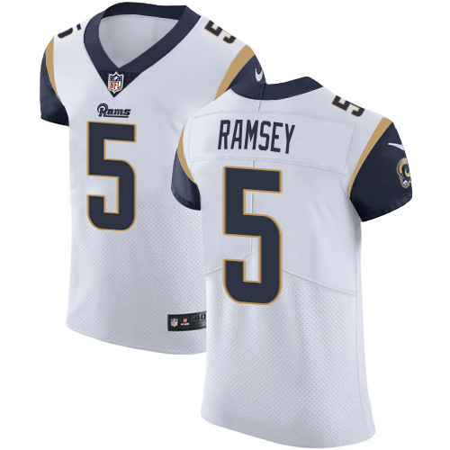 Rams #5 Jalen Ramsey White Men's Stitched Vapor Untouchable Elite Jersey cheap jerseys for sale - CheapJerseys.Shop