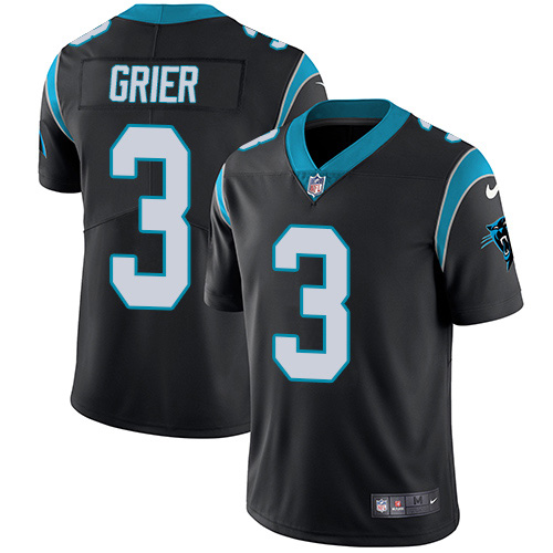 Carolina Panthers #3 Will Grier Black Team Color Youth Stitched Vapor Untouchable Limited Jersey Youth cheap jerseys for sale - CheapJerseys.Shop