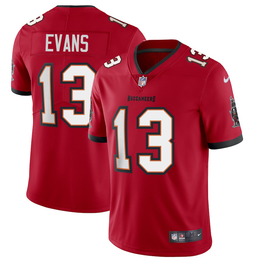 Tampa Bay Buccaneers #13 Mike Evans Men's Red Vapor Limited Jersey cheap jerseys for sale - CheapJerseys.Shop