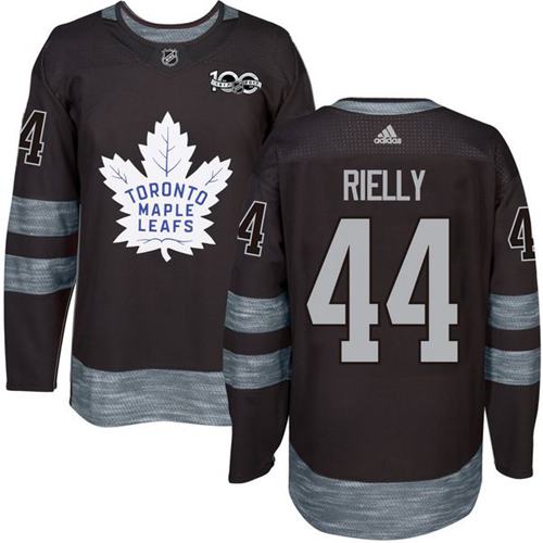 Maple Toronto Maple Leafs #44 Morgan Rielly Black 1917-2017 100th Anniversary Stitched Jersey Men's cheap jerseys for sale - CheapJerseys.Shop