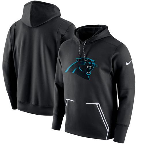 Men's Carolina Panthers Black Champ Drive Vapor Speed Performance Pullover Hoodie cheap jerseys for sale - CheapJerseys.Shop