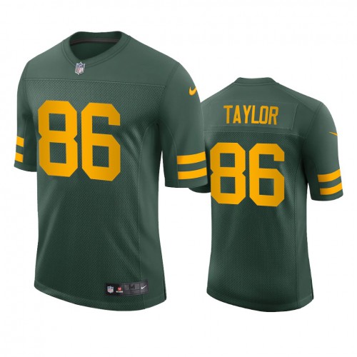 Green Bay Green Bay Packers #86 Malik Taylor Men's Alternate Vapor Limited Player Jersey - Green Men's cheap jerseys for sale - CheapJerseys.Shop