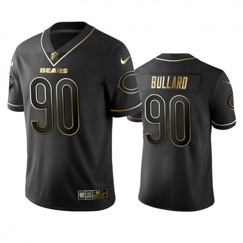 Chicago Bears #90 Jonathan Bullard Black Golden Limited Edition Stitched Jersey Men's cheap jerseys for sale - CheapJerseys.Shop