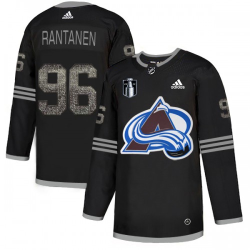 Colorado Avalanche #96 Mikko Rantanen Black 2022 Stanley Cup Final Patch Authentic Classic Stitched Jersey Men's cheap jerseys for sale - CheapJerseys.Shop