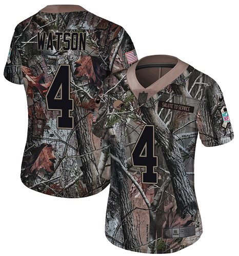 Browns #4 Deshaun Watson Camo Women's Stitched Limited Rush Realtree Jersey cheap jerseys for sale - CheapJerseys.Shop