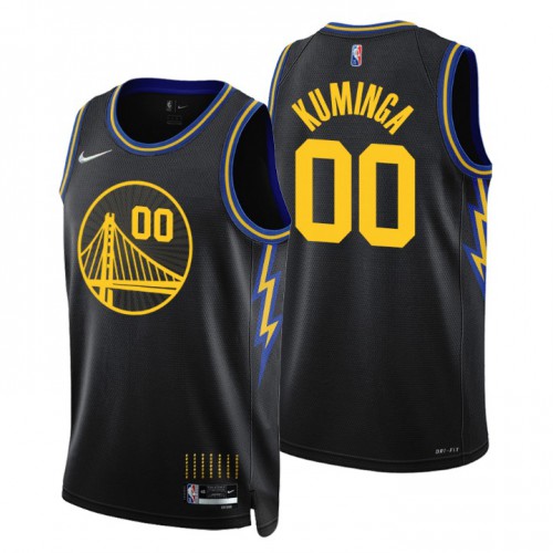 Golden State Golden State Warriors #00 Jonathan Kuminga Mens Black 2021/22 Swingman Jersey - City Edition Mens cheap jerseys for sale - CheapJerseys.Shop