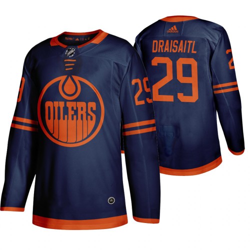 Edmonton Edmonton Oilers #29 Leon Draisaitl Blue 2019-20 Third Alternate Jersey Men's cheap jerseys for sale - CheapJerseys.Shop
