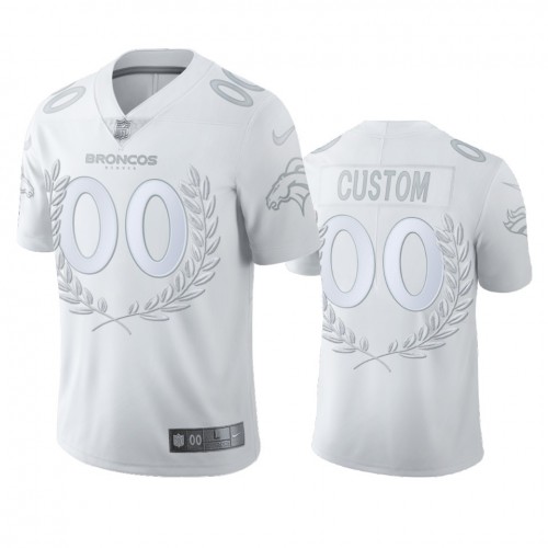 Denver Broncos Custom Men's Platinum MVP Limited Edition Jersey cheap jerseys for sale - CheapJerseys.Shop