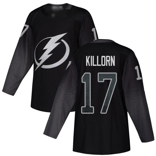 Tampa Bay Lightning #17 Alex Killorn Black Alternate Authentic Youth Stitched Jersey Youth cheap jerseys for sale - CheapJerseys.Shop