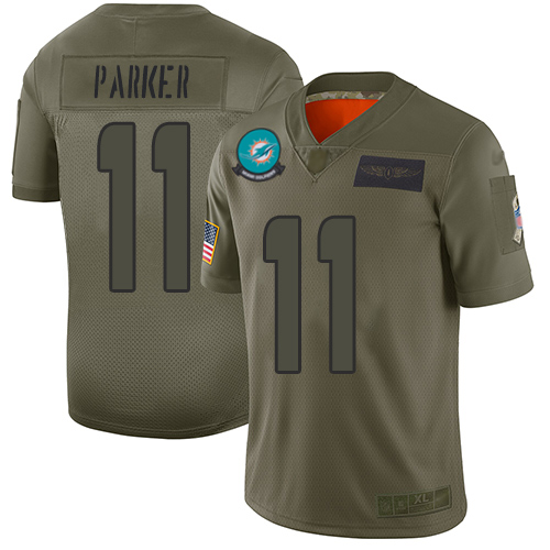 Miami Dolphins #11 DeVante Parker Camo Youth Stitched Limited 2019 Salute to Service Jersey Youth cheap jerseys for sale - CheapJerseys.Shop