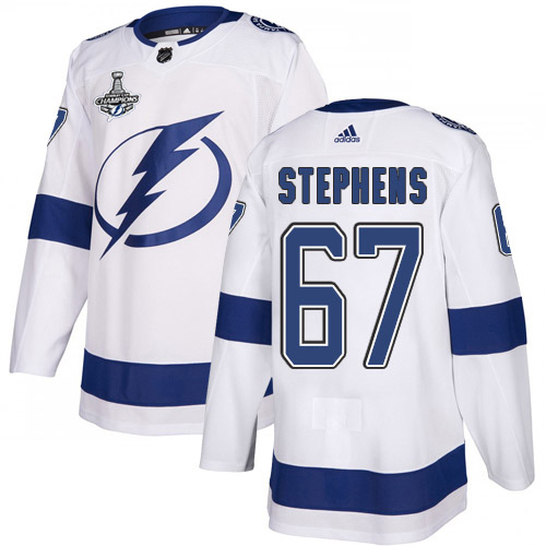 Tampa Bay Lightning #67 Mitchell Stephens White Road Authentic 2020 Stanley Cup Champions Stitched Jersey Men's cheap jerseys for sale - CheapJerseys.Shop