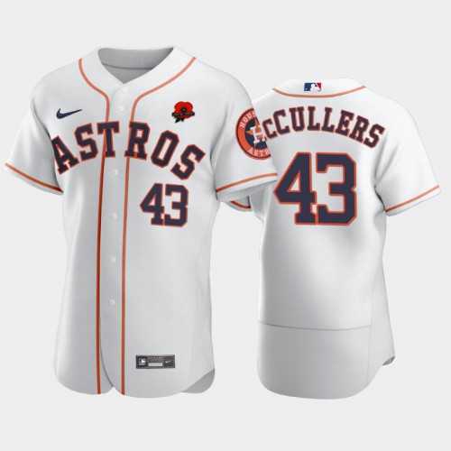 Houston Houston Astros #43 Lance McCullers Men's Authentic 2021 Memorial Day Jersey - White Men's cheap jerseys for sale - CheapJerseys.Shop