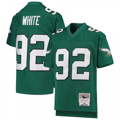 Youth Philadelphia Philadelphia Eagles #92 Reggie White Mitchell & Ness Green 1990 Legacy Retired Player Jersey Youth cheap jerseys for sale - CheapJerseys.Shop