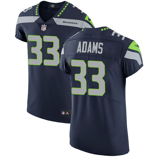 Seahawks #33 Jamal Adams Steel Blue Team Color Men's Stitched Vapor Untouchable Elite Jersey cheap jerseys for sale - CheapJerseys.Shop