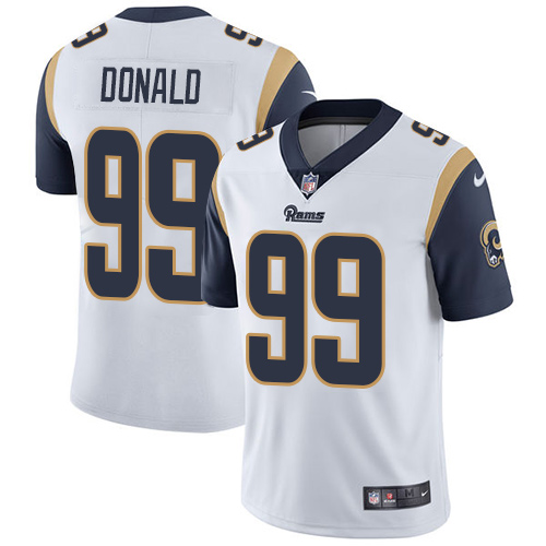 Rams #99 Aaron Donald White Men's Stitched Vapor Untouchable Limited Jersey cheap jerseys for sale - CheapJerseys.Shop