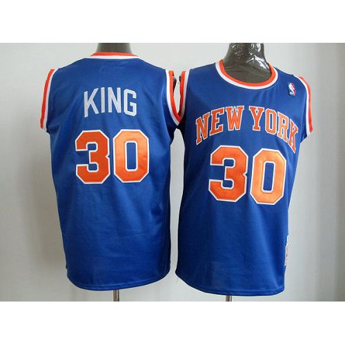 Mitchell And Ness New York Knicks #30 Bernard King Blue Throwback Stitched Jersey Mens cheap jerseys for sale - CheapJerseys.Shop