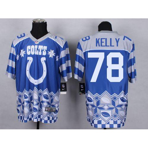 Indianapolis Colts #78 Ryan Kelly Royal Blue Men's Stitched Elite Noble Fashion Jersey Men's cheap jerseys for sale - CheapJerseys.Shop