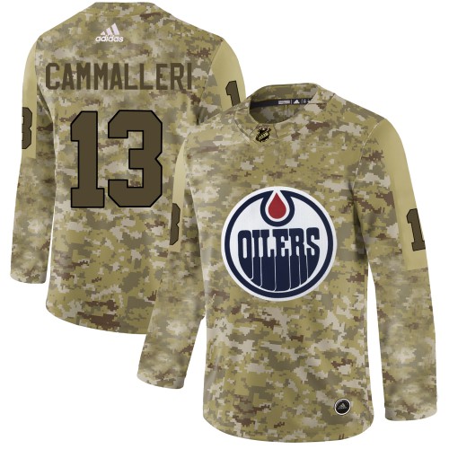 Edmonton Oilers #13 Michael Cammalleri Camo Authentic Stitched Jersey Men's cheap jerseys for sale - CheapJerseys.Shop