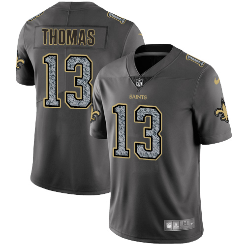 Saints #13 Michael Thomas Gray Static Youth Stitched Vapor Untouchable Limited Jersey cheap jerseys for sale - CheapJerseys.Shop